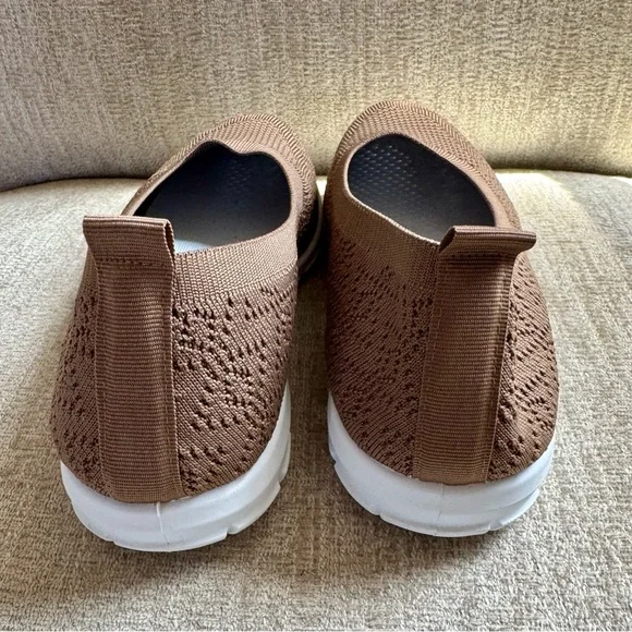 Brown Knit Slip-On Shoes Sz 10.5 - Picture 5 of 6